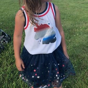 2 2-piece unicorn outfits!